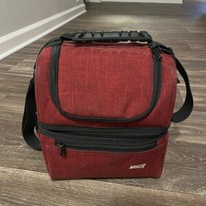 Mier red crossover bag